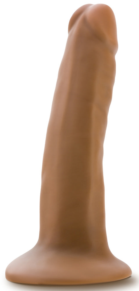 "Dr. Skin Silicone - Dr. Lucas - 5 Inch Dong With Suction Cup - Mocha BL-54517"