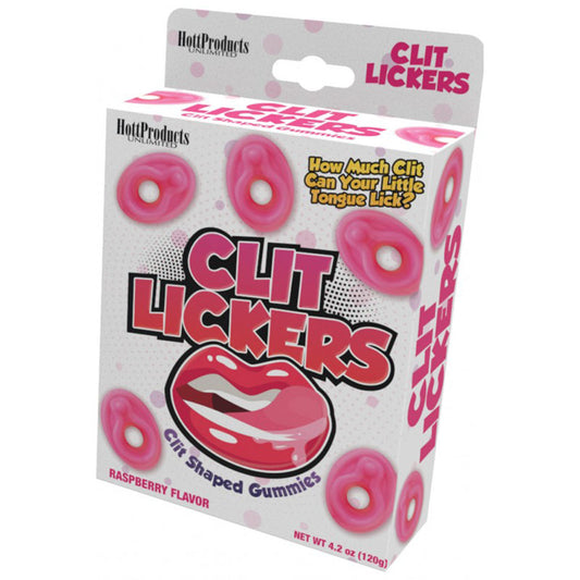 "Clit Lickers Gummies Raspberry Flavors 4.2oz HTP3317"