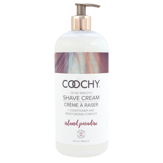 Coochy Shave Cream Island Paradise 32 Oz COO1005-32