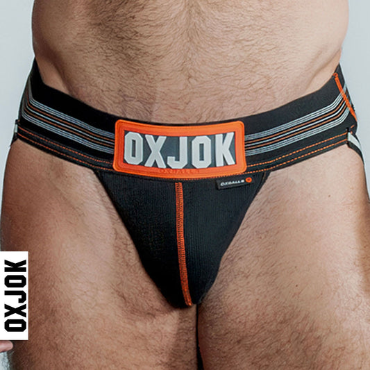 Slingjock Upthrust Slider-Strap Jock Black Iron - Medium OX-JOK-1000-BLK-M