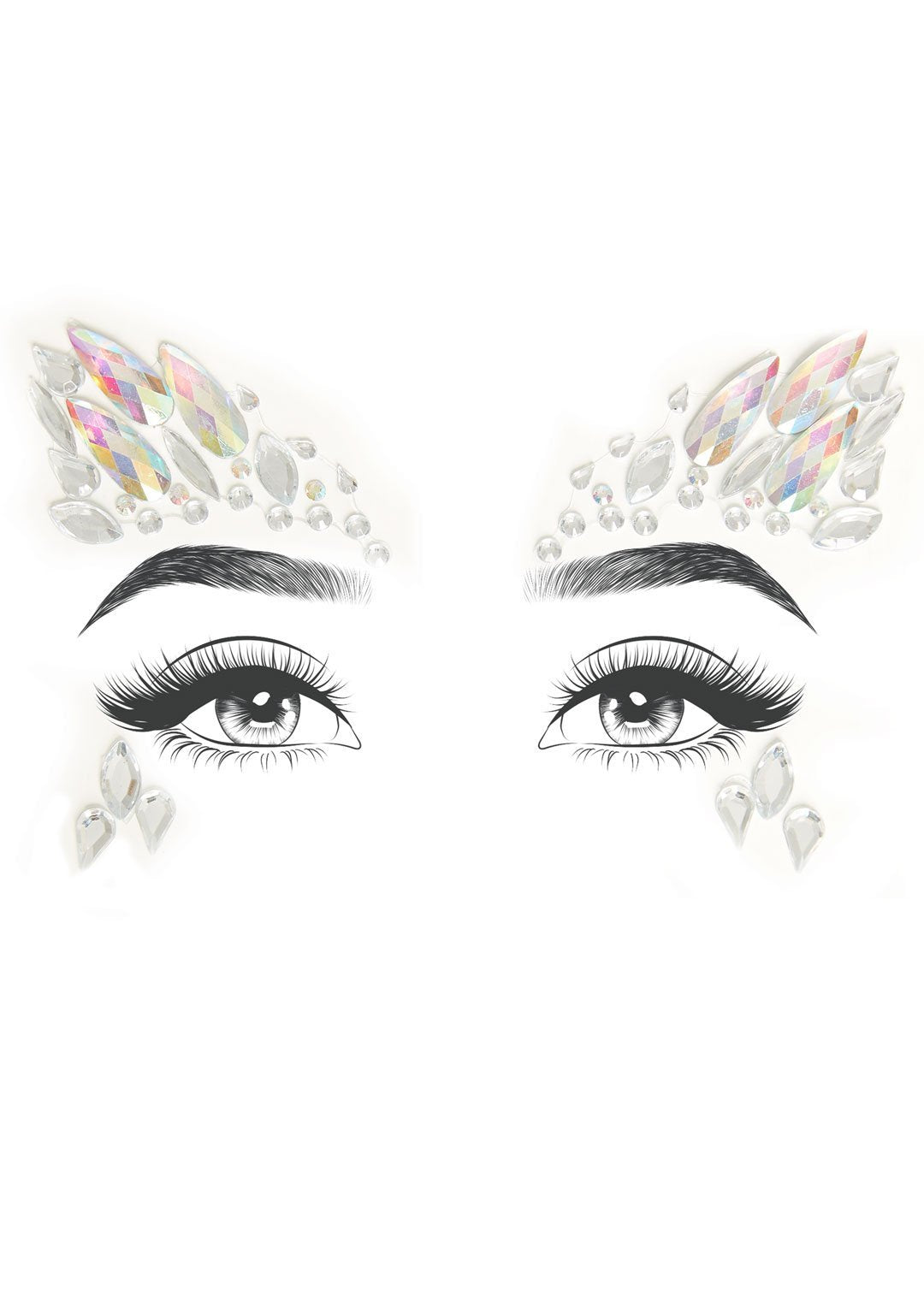 Arista Adhesive Face Jewels LA-EYE004