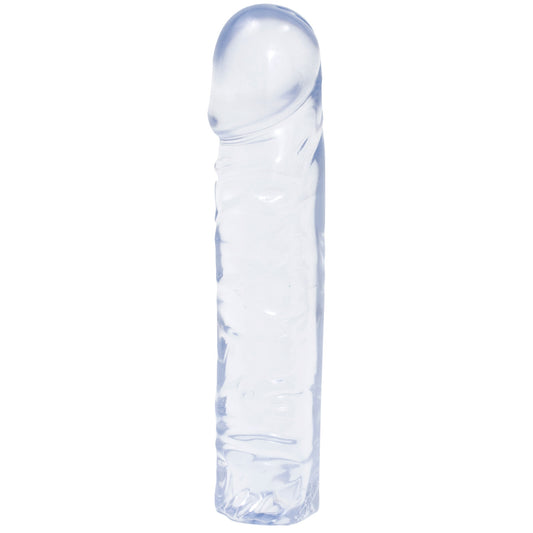 "Crystal Jellies Classic Dong 8 Inch - Clear DJ0285-02"