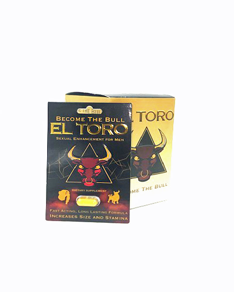 El Toro Male Enhancer 24 Ct Pill Display PW-EETP