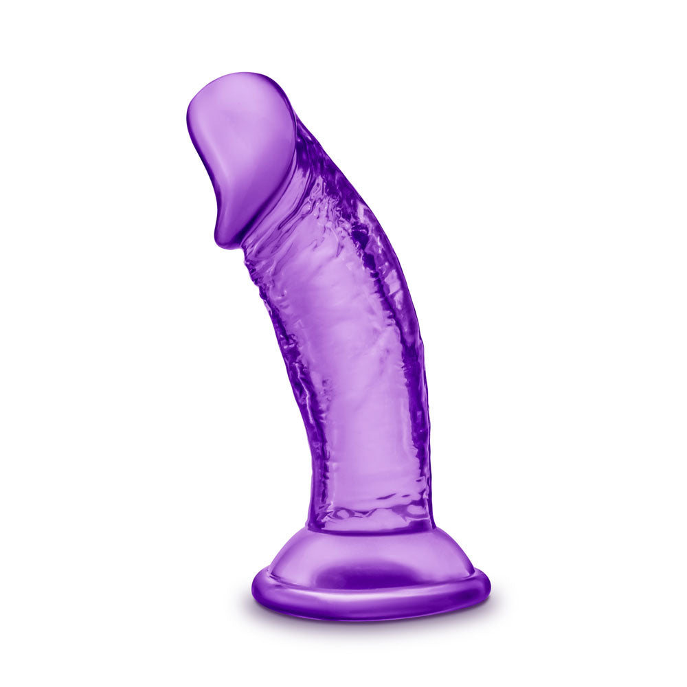 "B Yours - Sweet n' Small 4 Inch Dildo With Suction Cup - Purple BL-13621"