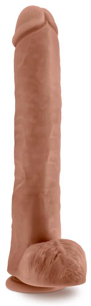 "Au Naturel - Daddy - 14 Inch Dildo - Mocha BL-26647"