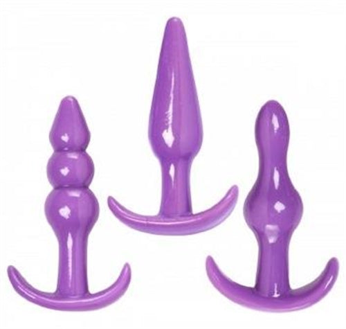 Anal Trainer 3 Piece Anal Play Kit - Purple TV-AE538