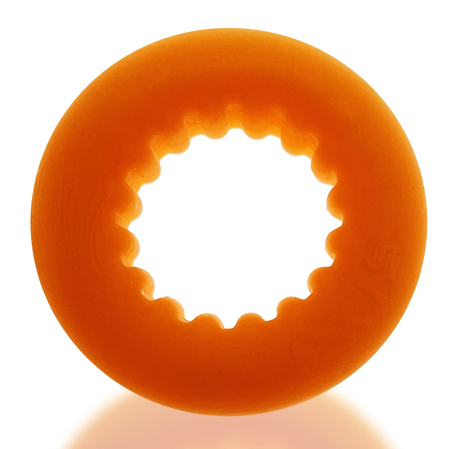 Axis - Rib Griphold Cockring - Orange Ice OX-3068-ORGICE