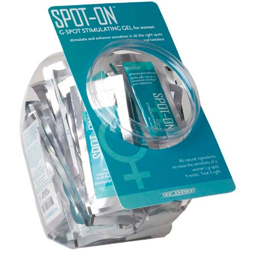 Spot on G Spot Stimulating Gel Pillow Packs 100 Pieces Fish Bowl DJ1312-61D