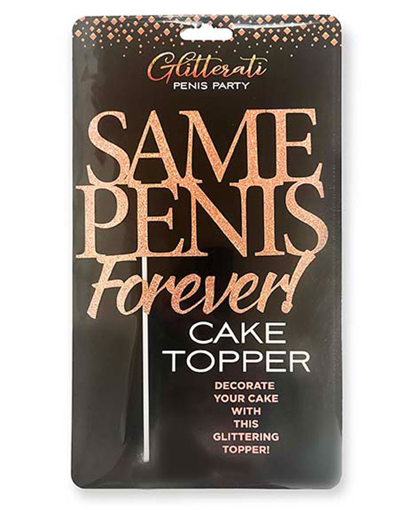 Glitterati Same Penis Cake Topper LG-CP1099