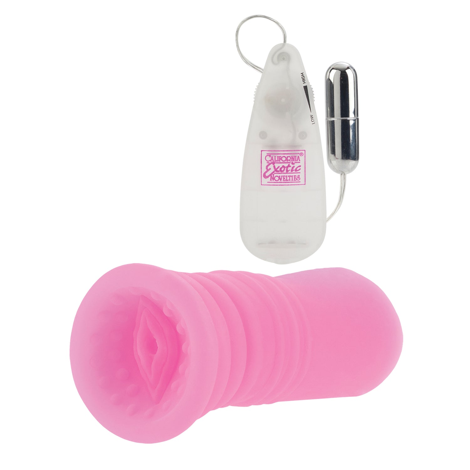 Sue Johanson Glow-in-the-Dark Vibrating Super Head Honcho - Pink SE9574203