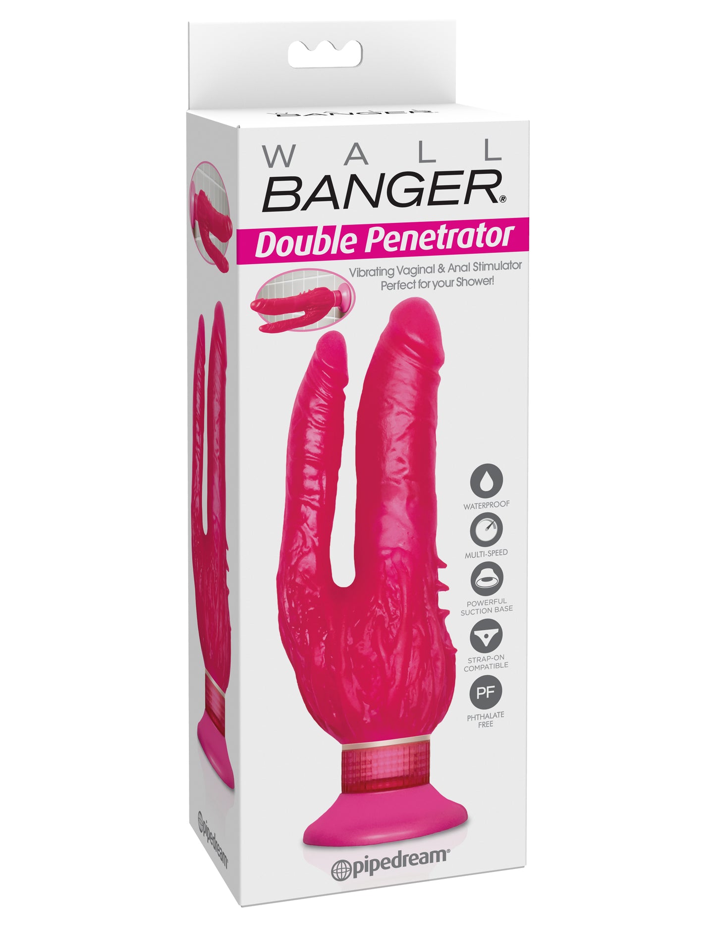 Waterproof Wall Bangers Double Penetrator PD1353-11