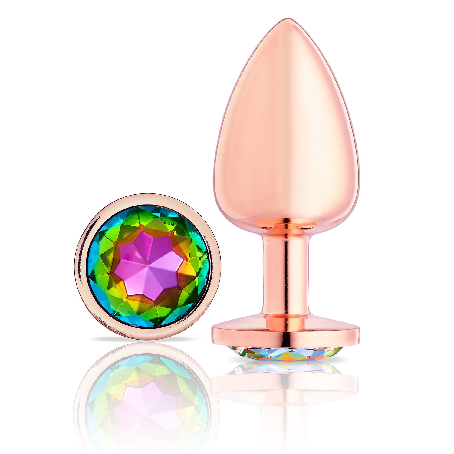 Cloud 9 Novelties Gems Rosy Gold Anal Plug - Large WTC302RG