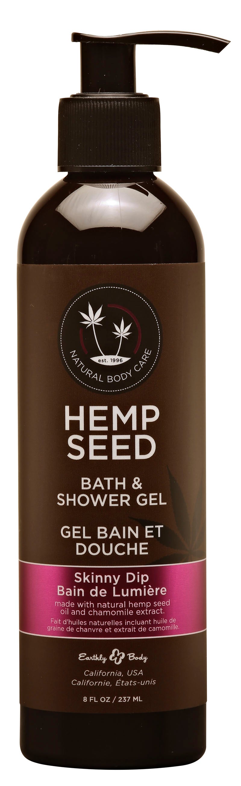 Hemp Seed Bath and Shower Gel - Skinny Dip - 8 Oz. / 237ml EB-SG021