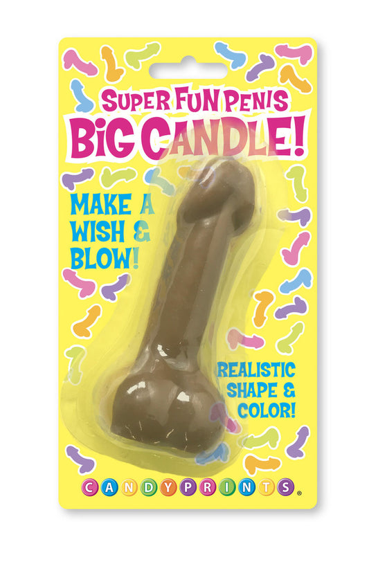 Super Fun Big Penis Candle - Brown CP-939