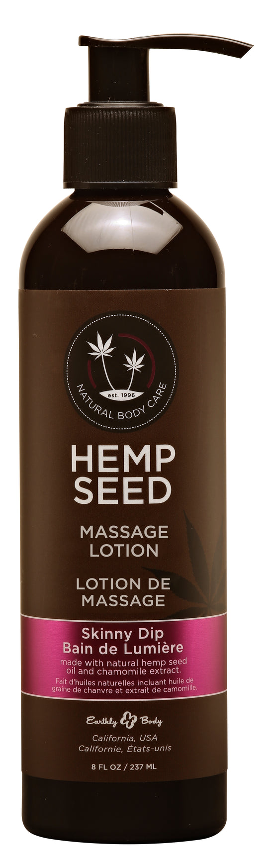 Hemp Seed Massage Lotion - Skinny Dip - 8 Fl. Oz. EB-ML021