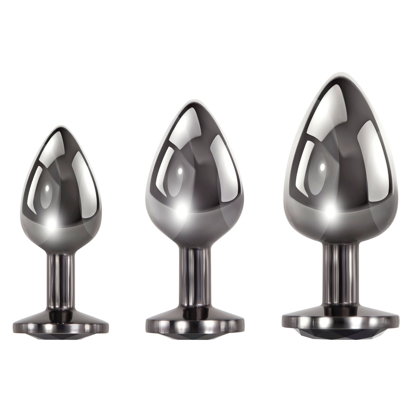 Black Gem Anal Plug Set EN-BP-8577-2