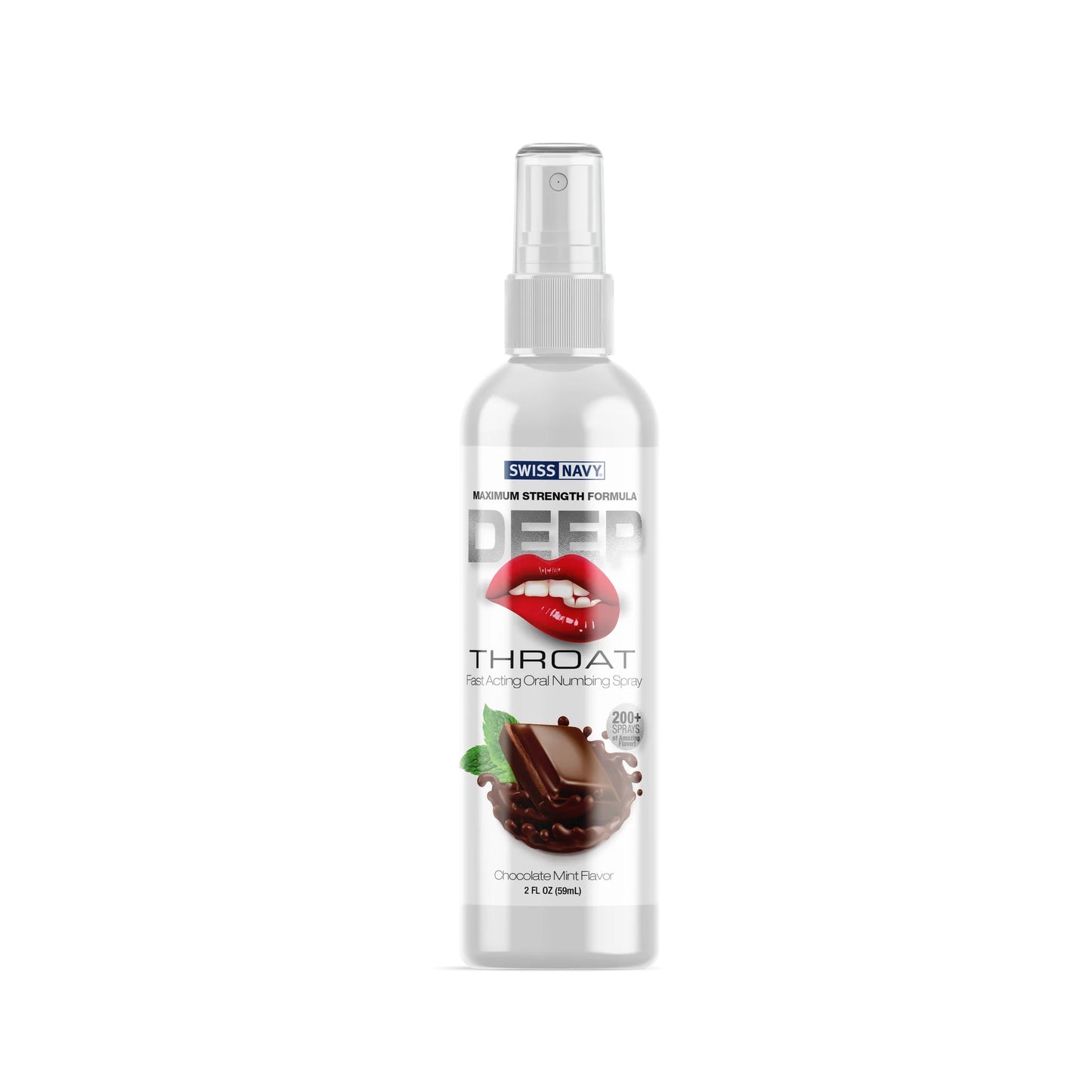 Swiss Navy Deep Throat Spray - Chocolate Mint - 2  Oz MD-SNDTSM2