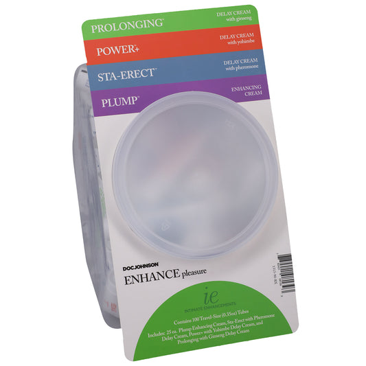 Intimate Enhancements - Enhance Pleasure -  Fishbowl Display - 100 Pieces - 0.35 Oz Tubes DJ1313-90-BX