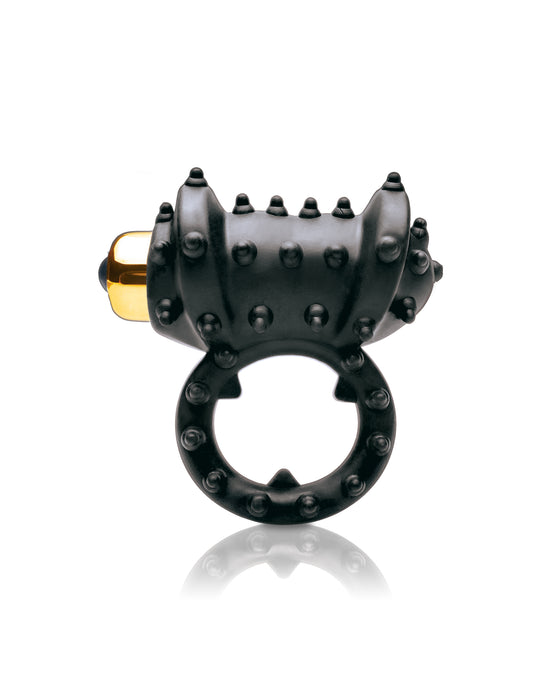 Fetish Fantasy Gold Vibrating Cockring - Black PD3992-23